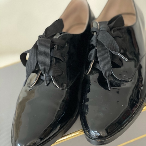 Louise et Cie black patent lace up shoe - Picture 5 of 5